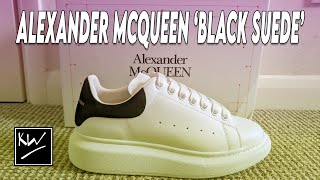 Alexander Mcqueen Oversized Trainers White and Black Kickwho Review [upl. by Ressay]