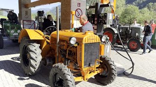 22 Oldtimer Traktor WM am Großglockner 20092024 Shell GTL Fuel Tankstelle in Fusch [upl. by Greenwald461]