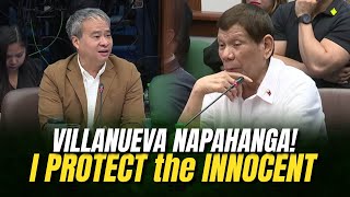 FPRRD NAGAGREE sa TANONG ni Sen VILLANUEVA [upl. by Barncard]