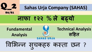 Sahas Urja Fundamental and Technical Analysis  Stock Market Analysis by Ram Hari Nepal [upl. by Thetes846]