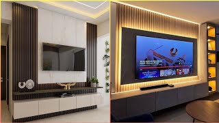 100 New Living Room TV Wall Unit Design 2024 Modern TV Cabinet Tv Wall Panels TV Wall Decoration [upl. by Tcideneb]