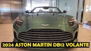 Experience Luxury in 4K New 2024 Aston Martin DB12 Volante Walkaround [upl. by Silliw]