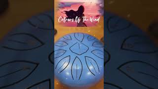 Tongue Drum Cover Colours Of The Wind Sheet Music Tutorial tonguedrum musiceducation relaxing [upl. by Drida18]