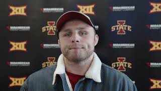 Christian Carroll Iowa State Nov 19 2024 prior to Iowa dual [upl. by Cherie610]