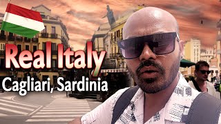 Small Town in Italy Cagliari Sardinia Real Italy Travel Vlog [upl. by Redmond]