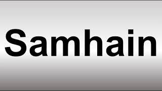 How to Pronounce Samhain [upl. by Adyl]