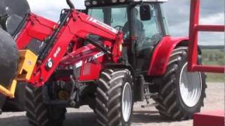 MF 5400 Mid HP Tractor with loader walkaround [upl. by Eelyram]