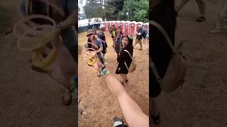 Slinking strangers at the portapotties at electricforest slinkytricks [upl. by Oloap]