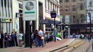 High Street Tram Stop Manchester Metrolink [upl. by Ardnod]