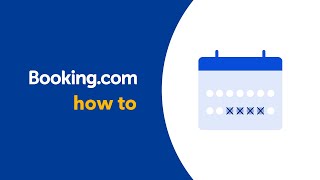 How to block dates  Bookingcom [upl. by Pampuch]