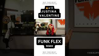 JUSTINA VALENTINE Goes Crazy On FUNK FLEX REMIX [upl. by Eiloj]