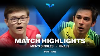 Alexis Lebrun vs Hugo Calderano  MS  WTT Contender Tunis 2022 Finals [upl. by Ettolrahc]