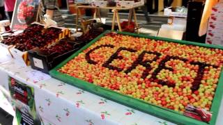 Fête de la cerise à Céret avec Primélice et le lycée Déodat de Séverac [upl. by Rehpotsyrk]