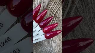 Czerwone Pudry Tytanowe Manicure Tytanowy NSN New Style of Nails paznokcie nails nailstyle fun [upl. by Eimma]