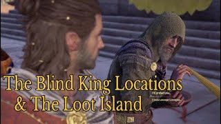 The Blind King Location amp The Loot Island  Assassins Creed Odyssey [upl. by Sihunn]