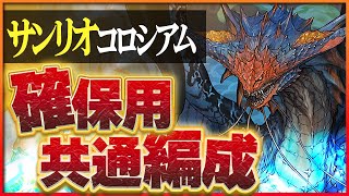 【サンリオコロシアム】ぬいぐるみ確保用共通編成！ネロミェールで1コンボ高速回収！【パズドラ】 [upl. by Nrobyalc]