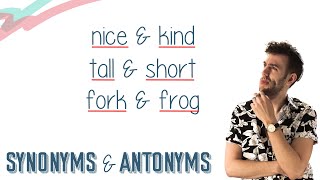 SYNONYMS amp ANTONYMS  English Lesson [upl. by Onairam]