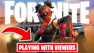 Fortnite playing with viewer [upl. by Ellenaj]