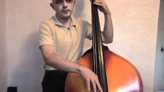 How to play chords on the Upright Bass  Bass Techniques with Colin [upl. by Peria]