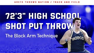 Unlock Massive Power Shot Put Coaching Tips for a 723 Throw 💥 [upl. by Ttirrem]