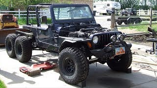 Jeep Wrangler TJ 6x6 Off Road Truck Build Project [upl. by Eidassac]