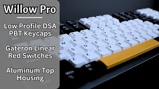 Willow Pro Low Profile Keyboard Typing Sound Test [upl. by Allene302]