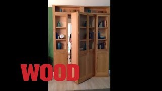 Hidden Door Bookcase  WOOD magazine [upl. by Aseena]