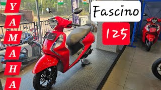 New Yamaha Fascino 125 ❤️ 2024 Detailed Review  Mileage  Price  Colors [upl. by Jobye]