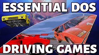 15 Essential DOS Driving Games [upl. by Nelhsa]