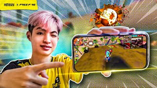 Khabi Show Thao Tác Tay mượt mà Lấy Booyah với 19 mạng FREE FIRE  HEAVY [upl. by Tteirrah]