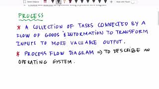 Lesson 10B  Introduction to Process and Process Flow Diagram [upl. by Anirak]