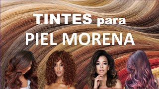 MEJORES TINTES de Cabello para PIEL MORENA pielmorena tintes [upl. by Levitt]