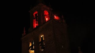 Ministriles luminarias y campanas Parroquia de Santiago 2016 Utrera Digital [upl. by Netsuj]