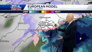 Hourbyhour snow projections for weekend storm in southcentral Pennsylvania [upl. by Cordier]