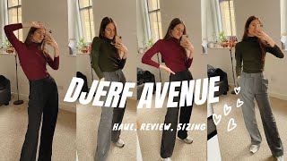 Part I  Winter sustainablesecond hand haul Djerf Avenue favourite pants review [upl. by Nefets375]