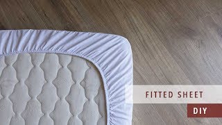 how to sew a fitted sheet  bedding set ep 3 [upl. by Alik795]