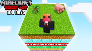 Minecraft 100 Days But It’s 100 RANDOM LAYERS [upl. by Dennard]