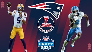 When a Patriots fan drafts against 31 AI GMs  New England Patriots 7 Round Mock Draft with trades [upl. by Witt350]