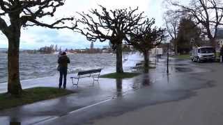 Storm on Lake Zug Switzerland [upl. by Assiral]