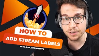 Stream Labels with OBS and Streamelements  complete setup guide [upl. by Aifos]