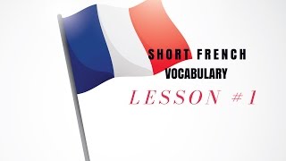 Learn French Vocabulary with Talk in French  Lesson 1  Les Jours  Days [upl. by Akirat55]