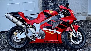 Honda VTR1000 SP1 for sale Yoshimura exhaust and ohlins suspension [upl. by Hallee]