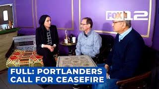 Full interview Portlanders echo calls for a ceasefire in Gaza [upl. by Enenstein]