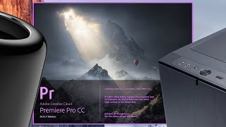 Adobe Premiere Pro 8Core MacPro vs AMD Ryzen 1700 PC [upl. by Lenneuq290]