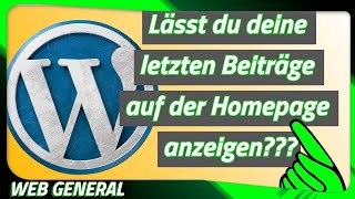 WordPress  Bestimmte Kategorie auf Startseite ausblenden [upl. by Elmira]