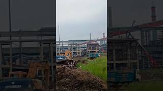 Steel plant work 🙏operator Operator life operator excavator hyundai jcb ytshorts [upl. by Naujd]