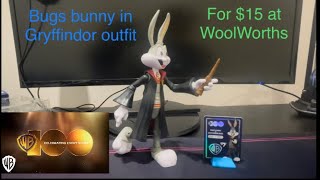 Bugs Bunny in Griffindor robe WB 100 years Action figure for 15 dollars at WoolWorths [upl. by Mchugh]