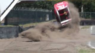 2CV cross Valkenswaard 2009 rollover crash [upl. by Rintoul]