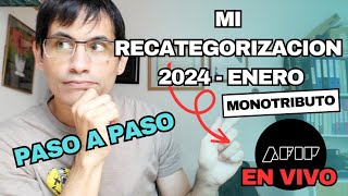 recategorizacion 2024 en VIVO [upl. by Atinid]