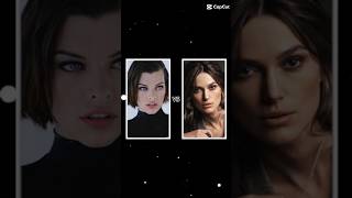 Milla Jovovich OR Keira Knightley🎥🎭🎬art movie actor shortsfeed viralvideo feed cinema tv [upl. by Mella]